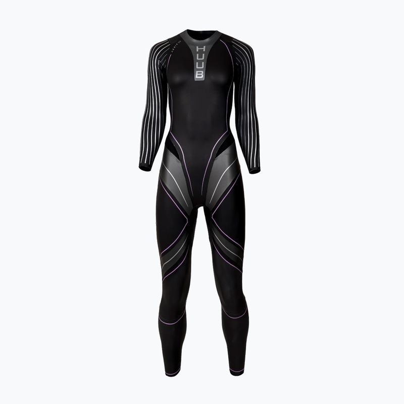 Pianka triathlonowa damska HUUB Aegis XV 3:3 black/silver