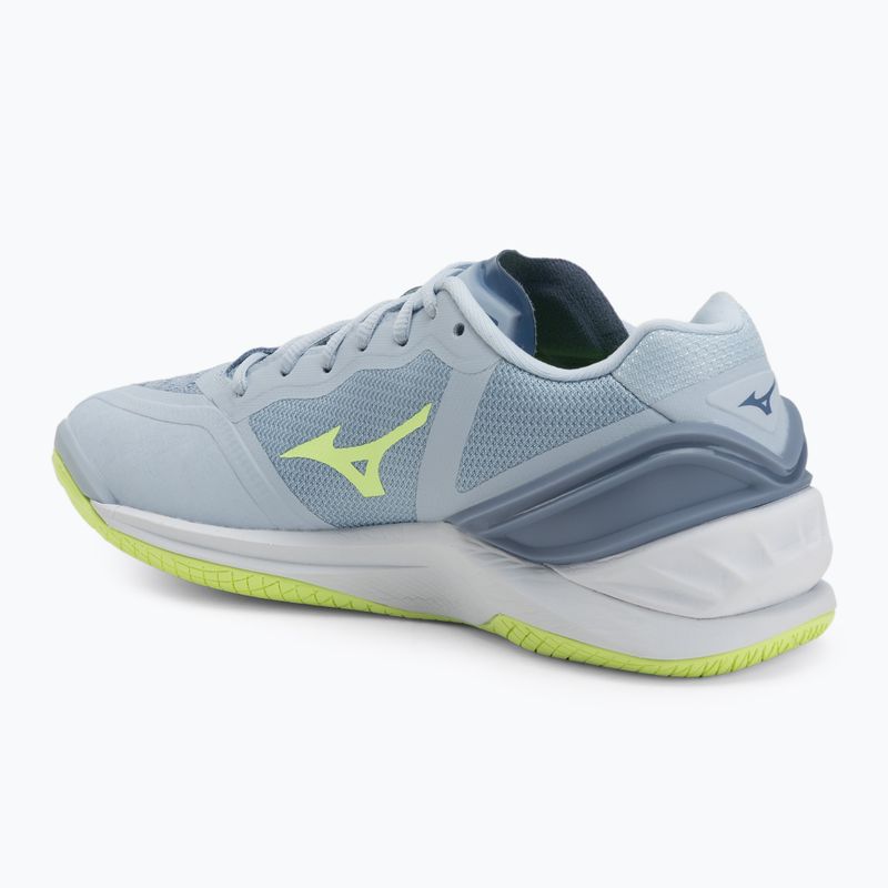 Buty do piłki ręcznej damskie Mizuno Wave Stealth Neo heather/white/neo lime 3