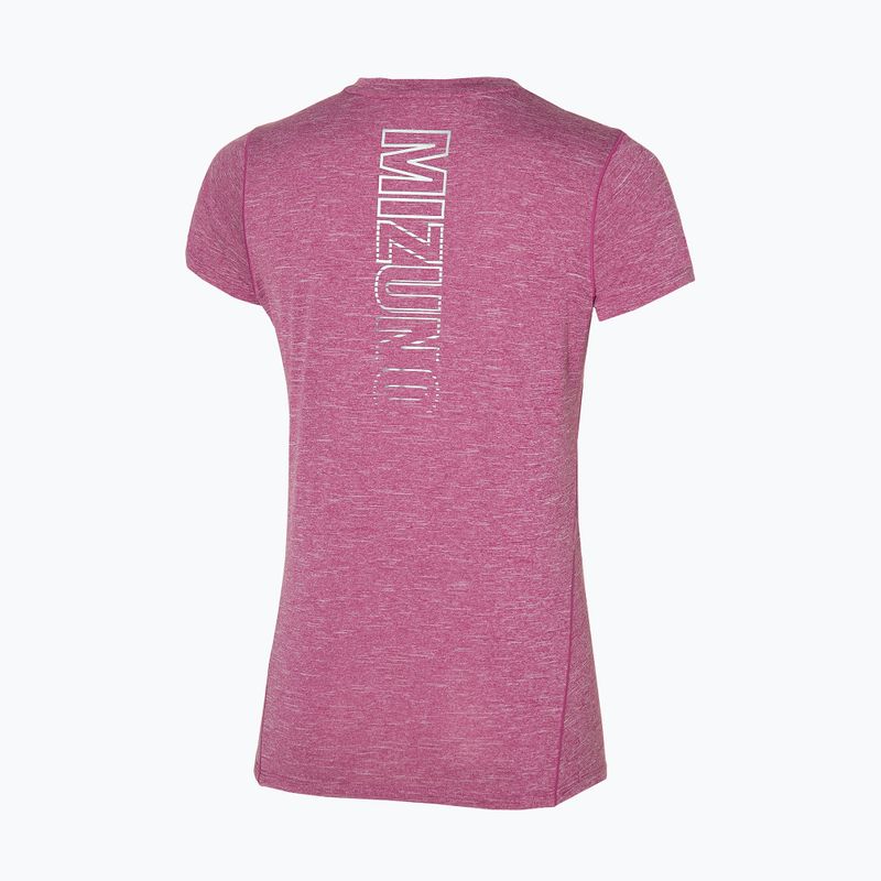 Koszulka do biegania damska Mizuno Core Graphic Tee magenta haze 2