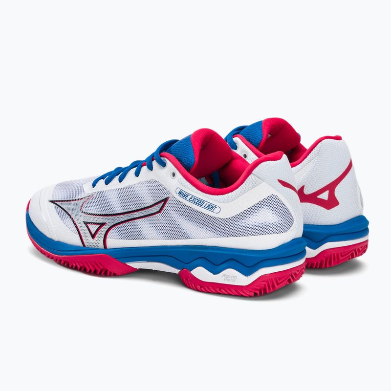 Buty do padla damskie Mizuno Wave Exceed Light CC Padel białe 61GB222225 3