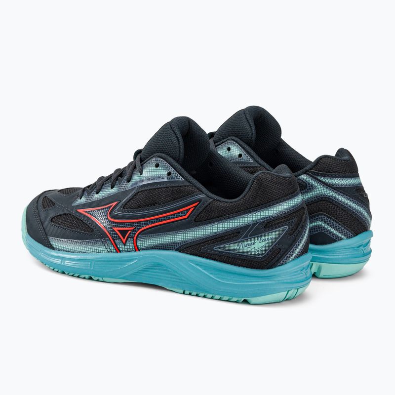 Buty do tenisa Mizuno Break Shot 4 AC collegiate blue/ soleil/ tanager turquoise 3