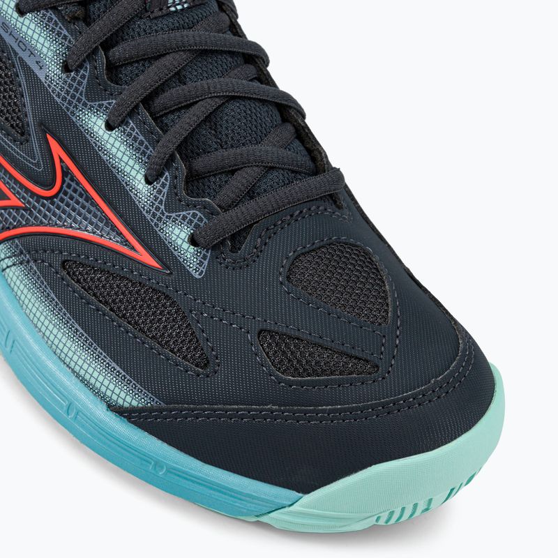 Buty do tenisa Mizuno Break Shot 4 AC collegiate blue/ soleil/ tanager turquoise 7