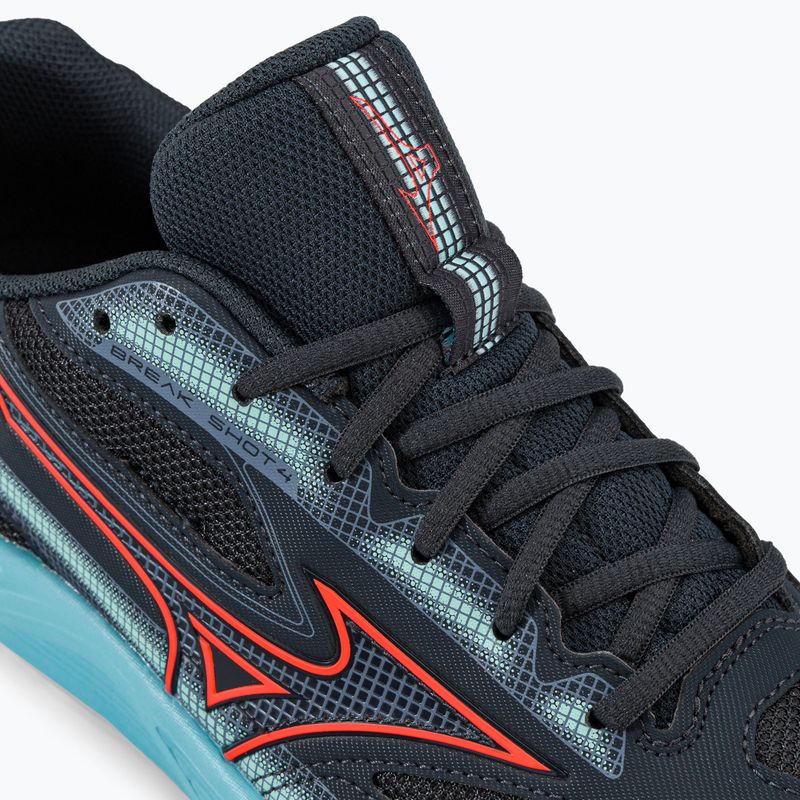 Buty do tenisa Mizuno Break Shot 4 AC collegiate blue/ soleil/ tanager turquoise 8