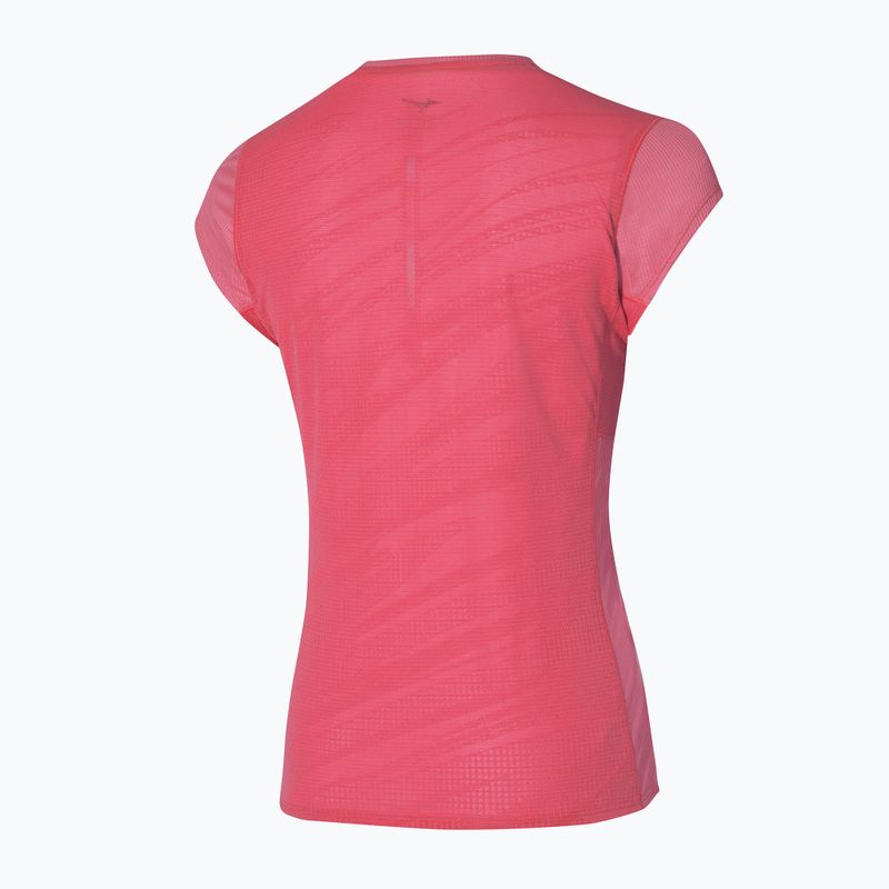 Koszulka do biegania damska Mizuno Aero Tee sunkissed coral 2
