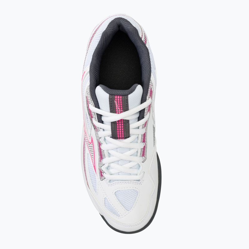 Buty do tenisa damskie Mizuno Break Shot 4 AC white/pink tetra/turbulence 5