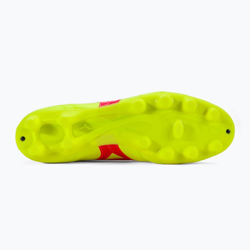 Buty piłkarskie Mizuno Morelia II Club MD safety yellow/fiery coral 2/galaxy silver 6
