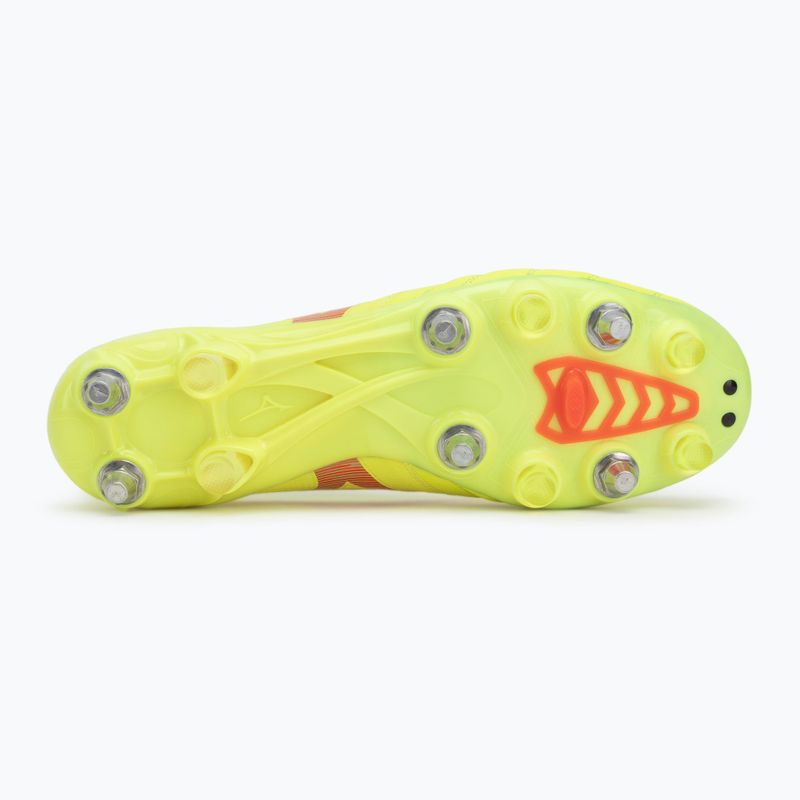 Buty piłkarskie męskie Mizuno Morelia Neo IV β Elite MIX safety yellow/fiery coral 2/safety yellow 4
