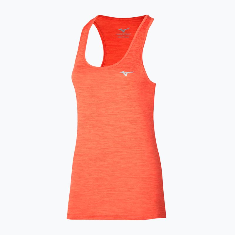 Koszulka do biegania damska Mizuno Impulse Core Tank nasturtium