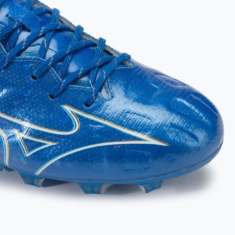 Buty piłkarskie męskie Mizuno α Elite FG white/laser blue/gold 7