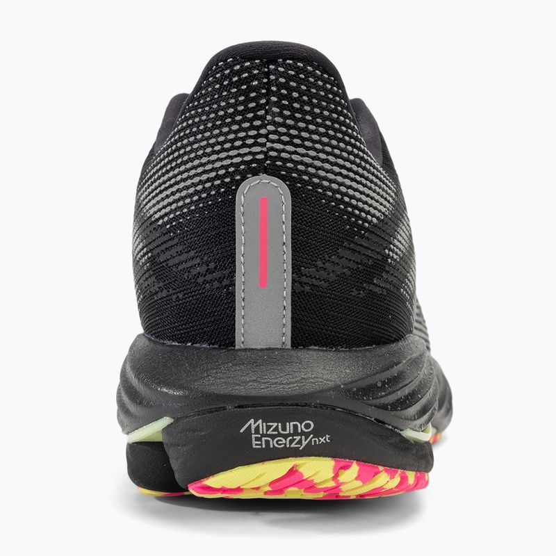 Buty do biegania męskie Mizuno Wave Rider 28 black/silver/sunny lime 6