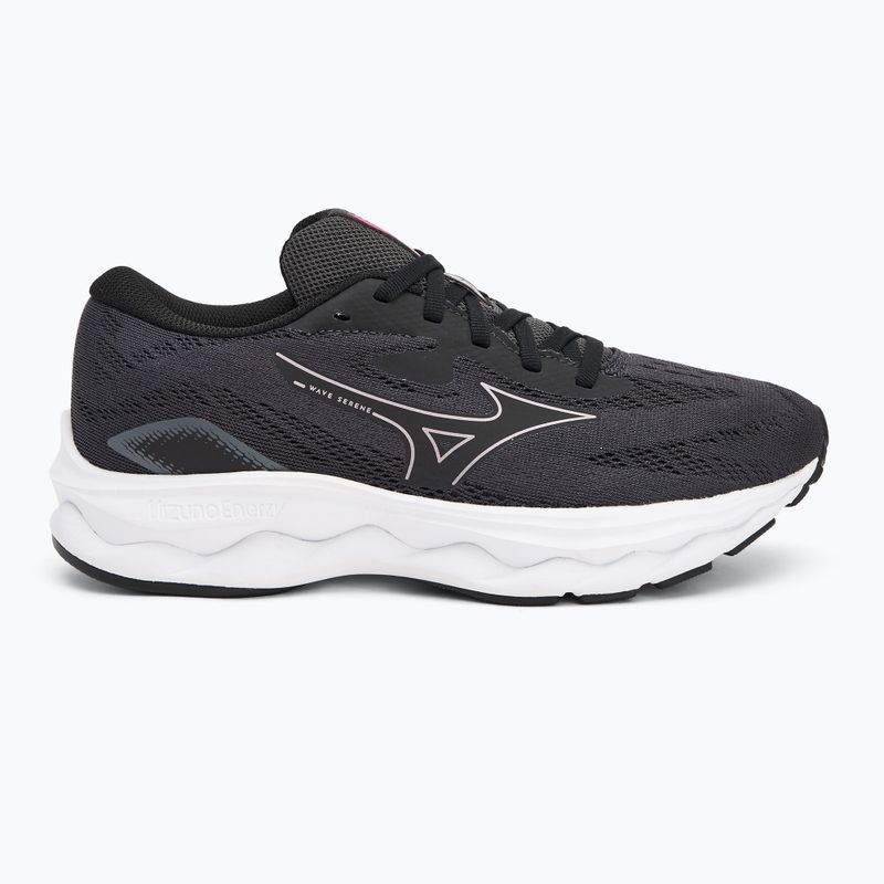 Buty do biegania damskie Mizuno Wave Serene ebony/cosmo chrome/white 2