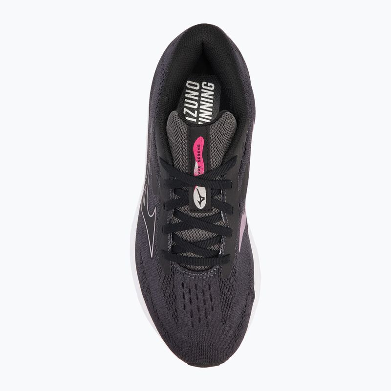 Buty do biegania damskie Mizuno Wave Serene ebony/cosmo chrome/white 5