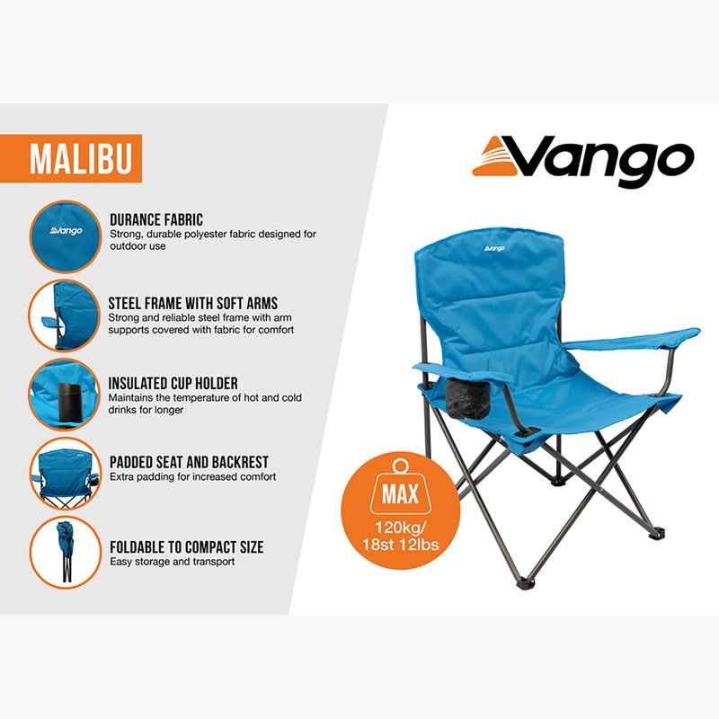 Krzesło turystyczne Vango Malibu cobalt 7
