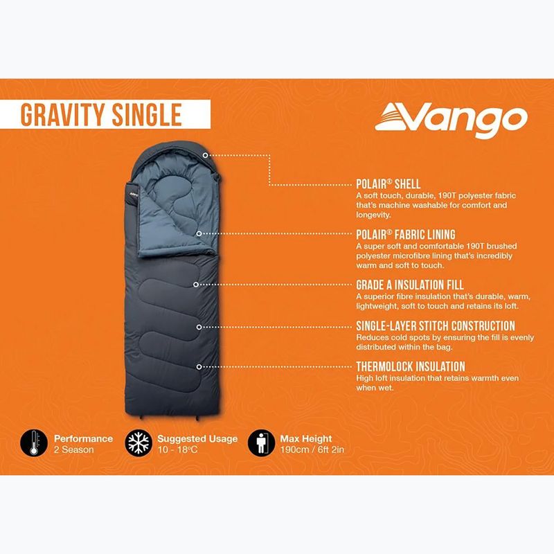 Śpiwór Vango Gravity Single deep blue 6