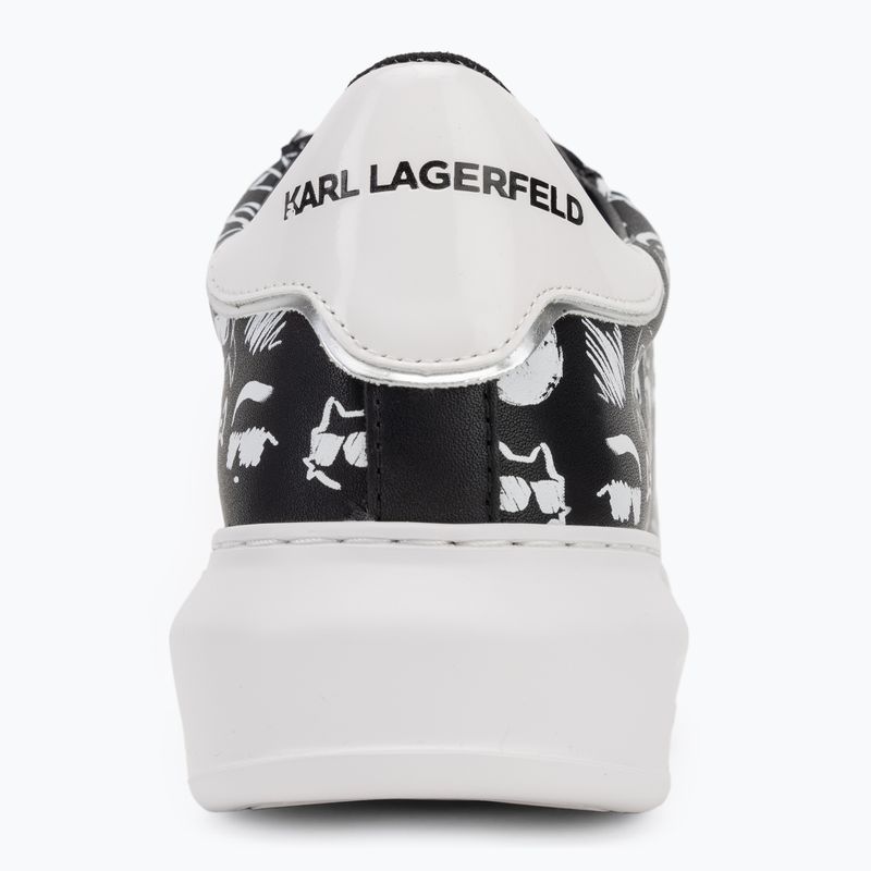 Buty damskie KARL LAGERFELD Kapri Twin Nft Graffiti black/white leather 6