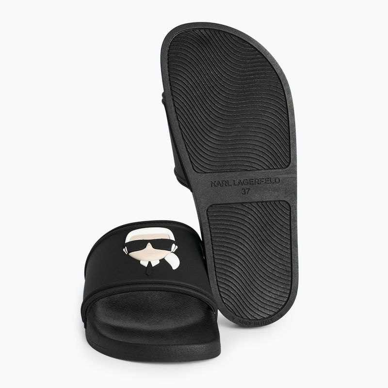 Klapki damskie KARL LAGERFELD Kondo 2.0 NFT black rubber 8