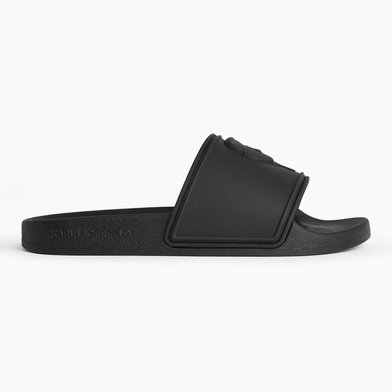 Klapki damskie KARL LAGERFELD Kondo 2.0 NFT Relief black rubber 8