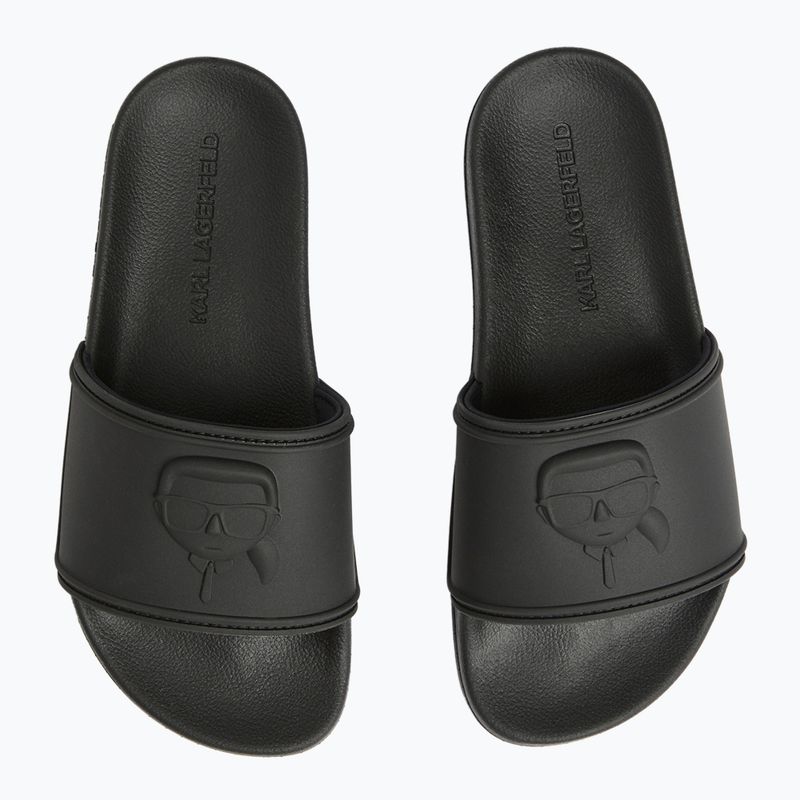 Klapki damskie KARL LAGERFELD Kondo 2.0 NFT Relief black rubber 11