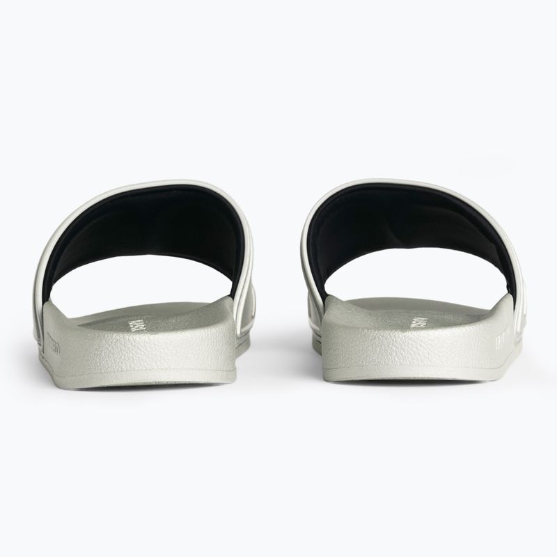 Klapki damskie KARL LAGERFELD Kondo 2.0 NFT Relief silver rubber 3