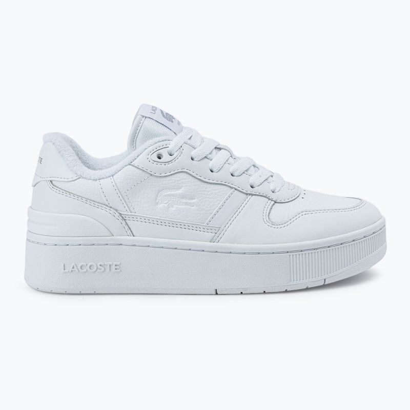 Buty damskie Lacoste T-Clip Platform white 2