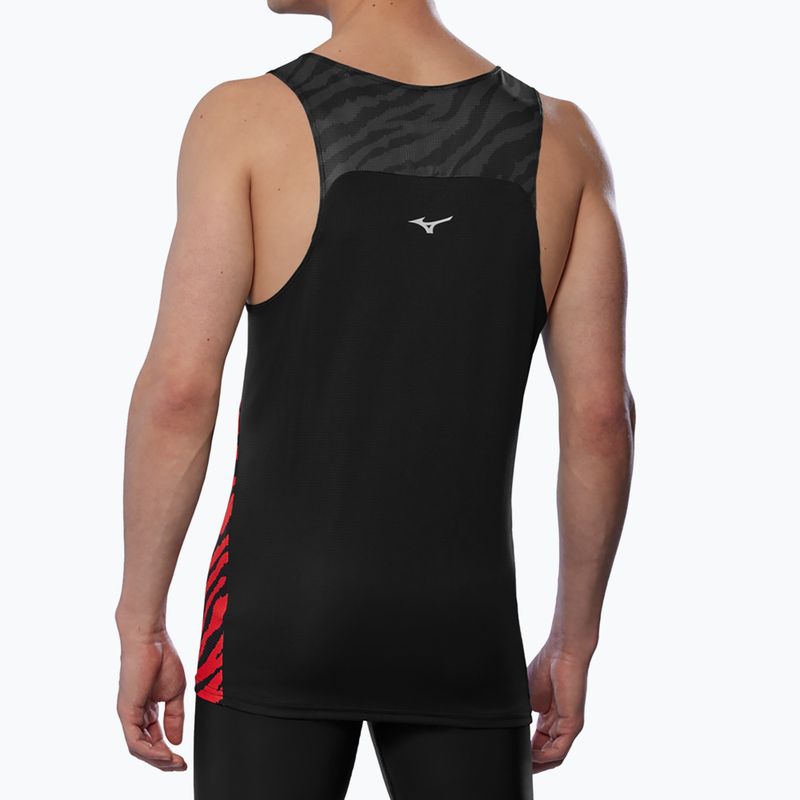 Koszulka do biegania męska Mizuno DryAeroFlow Graphic Tank 3