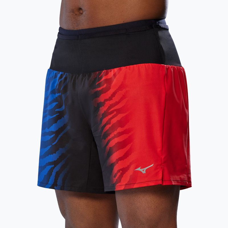 Spodenki do biegania męskie Mizuno Multi Pocket oni red