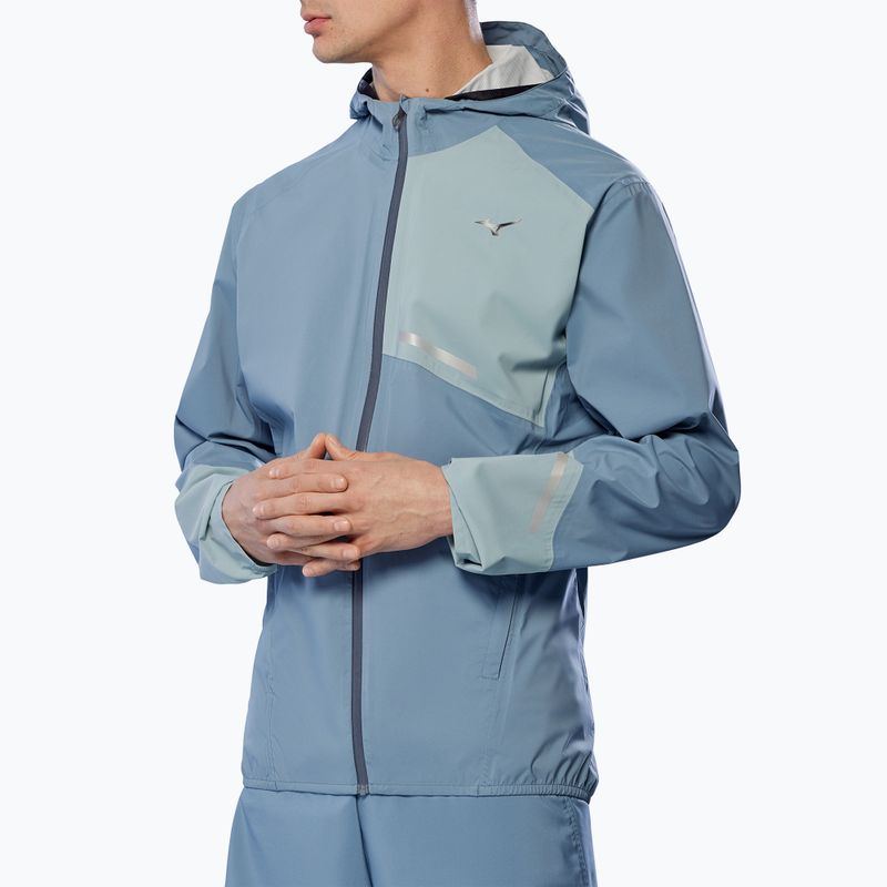 Kurtka do biegania męska Mizuno Waterproof 20K ER citadel