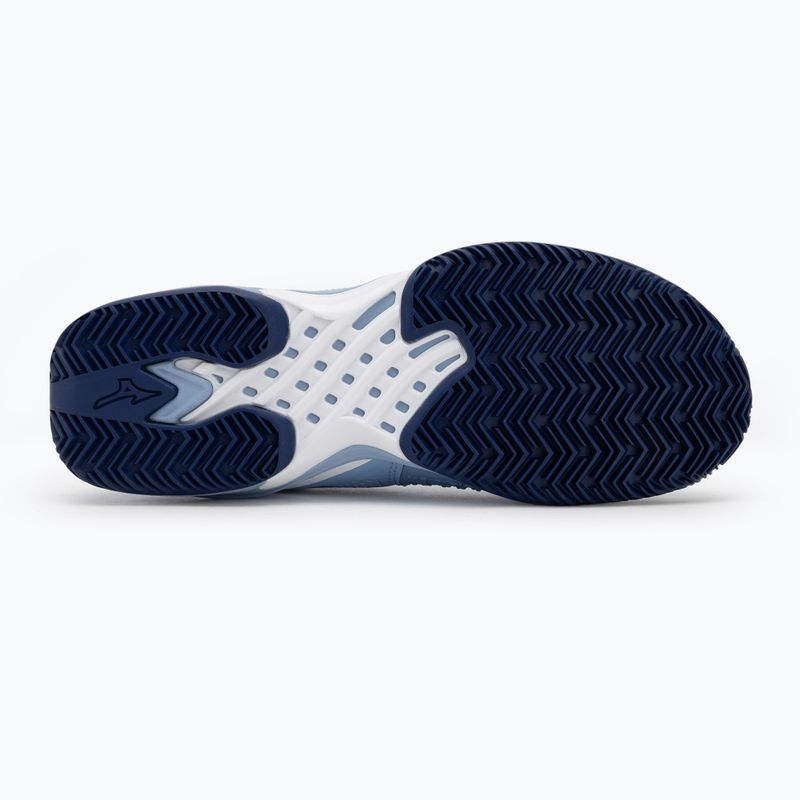 Buty do tenisa damskie Mizuno Wave Exceed Tour 6 CC bel air blue/ bellwether blue/ white 4