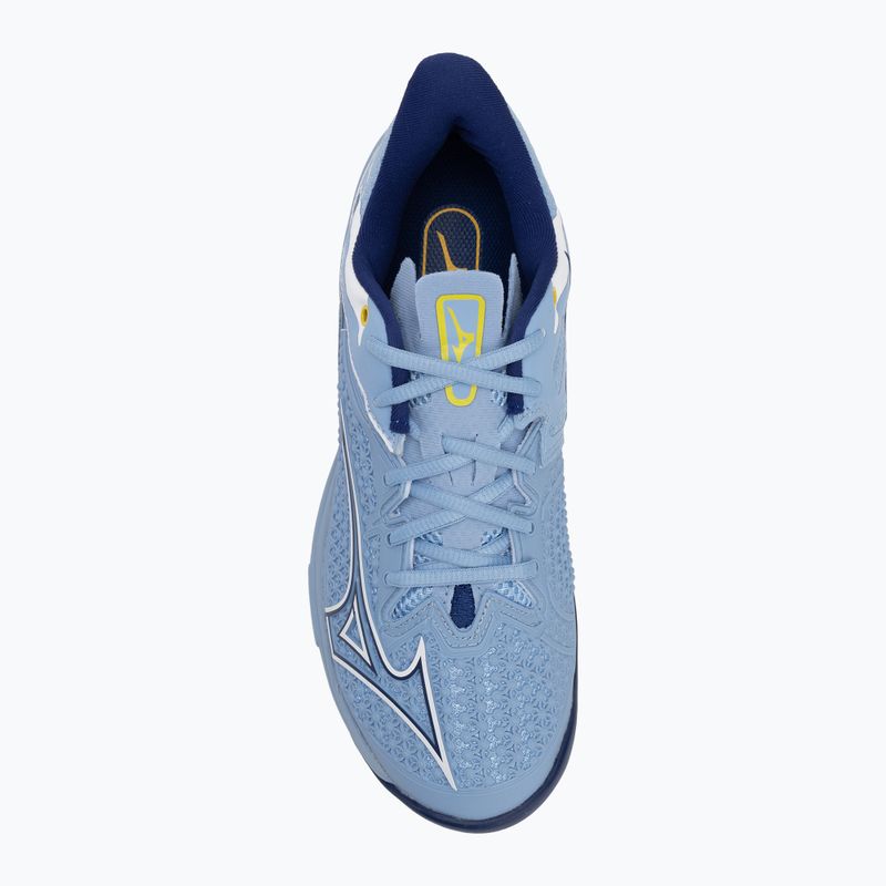 Buty do tenisa damskie Mizuno Wave Exceed Tour 6 CC bel air blue/ bellwether blue/ white 5
