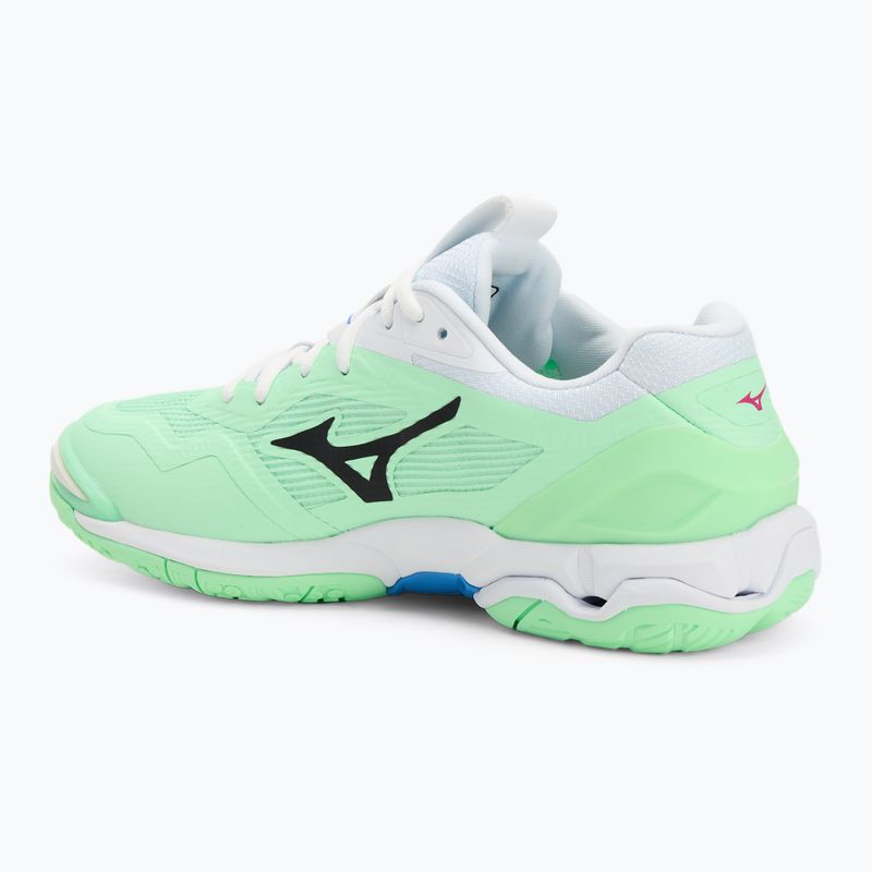 Buty do piłki ręcznej Mizuno Wave Stealth 6 neo mint/black/frontier blue 3
