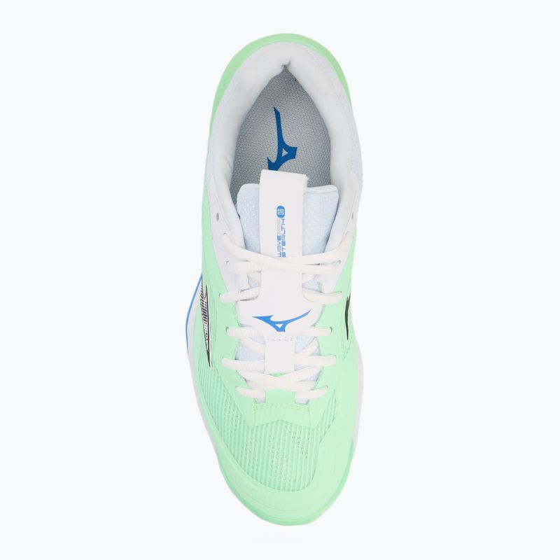 Buty do piłki ręcznej Mizuno Wave Stealth 6 neo mint/black/frontier blue 5