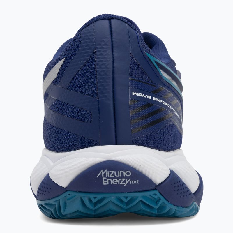 Buty do tenisa męskie Mizuno Wave Enforce Tour 2 CC bellwether blue/ white/ fjord blue 6