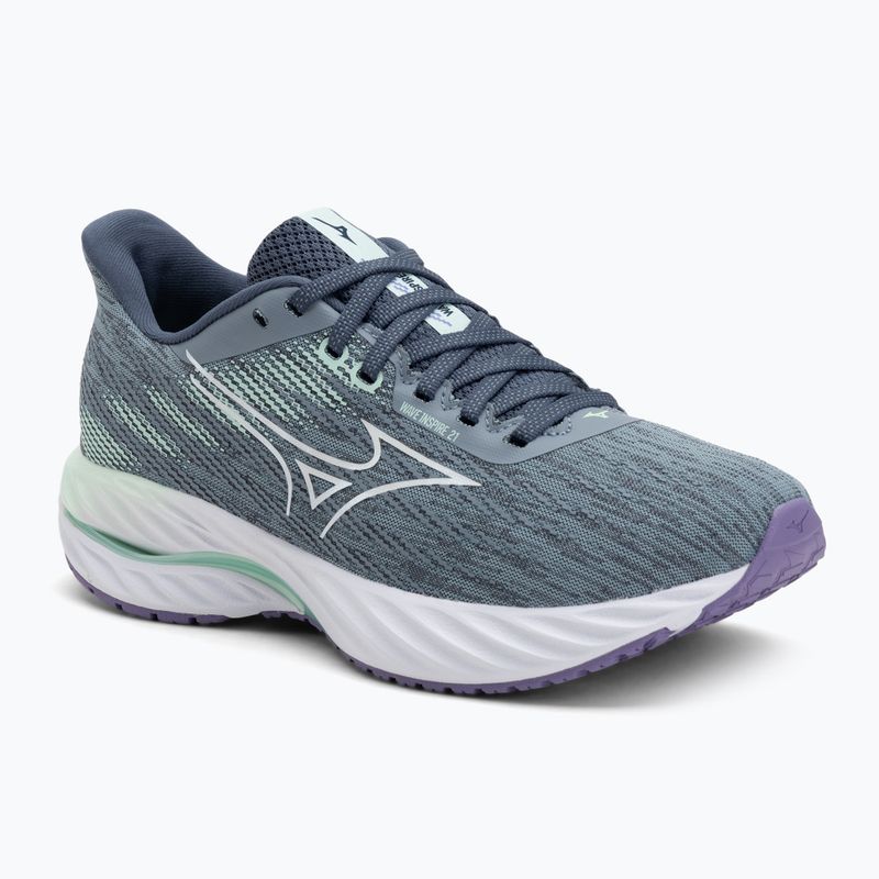 Buty do biegania damskie Mizuno Wave Inspire 21 tradewinds/white/neo mint