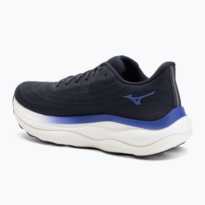 Buty do biegania damskie Mizuno Wave Sky 9 odyssey gray/striking coral/iris bloom 3