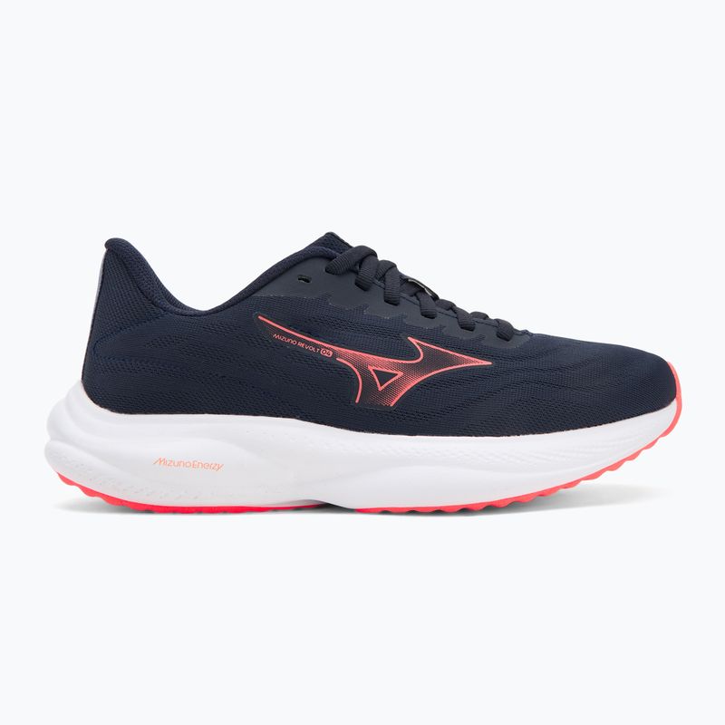 Buty do biegania damskie Mizuno Revolt 4 baritone blue/striking coral/bluegranite 2