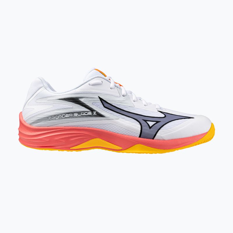 Buty do siatkówki Mizuno Thunder Blade Z white/fiery coral 2/citrus 8