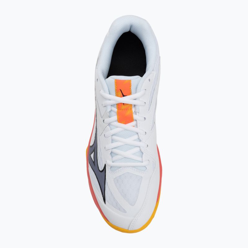 Buty do siatkówki Mizuno Thunder Blade Z white/fiery coral 2/citrus 4