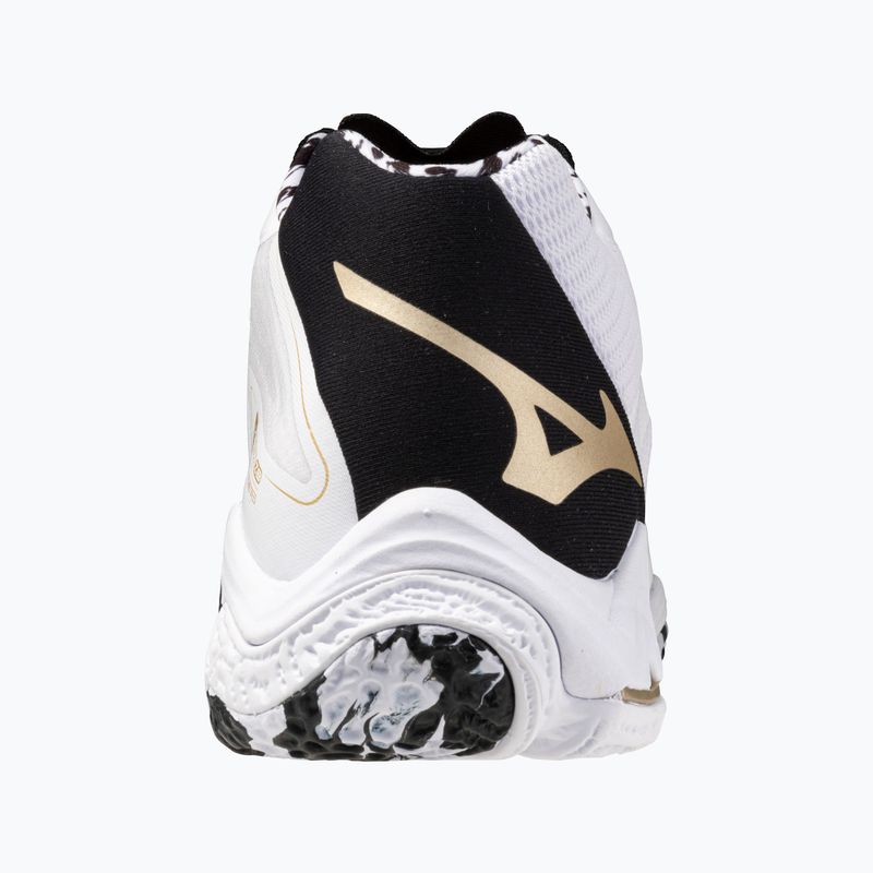 Buty do siatkówki Mizuno Wave Lightning Z8 Mid white/black/ge gold 10