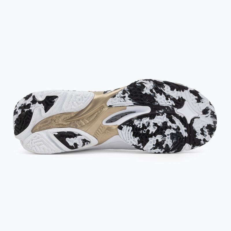 Buty do siatkówki Mizuno Wave Lightning Z8 Mid white/black/ge gold 4