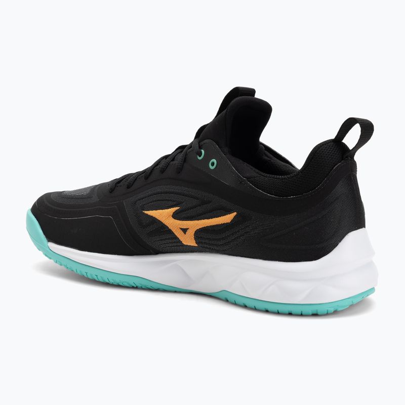 Buty do siatkówki Mizuno Wave Luminous 3 black/tangelo/ice green 3
