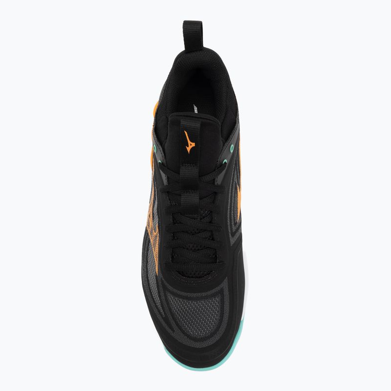 Buty do siatkówki Mizuno Wave Luminous 3 black/tangelo/ice green 5