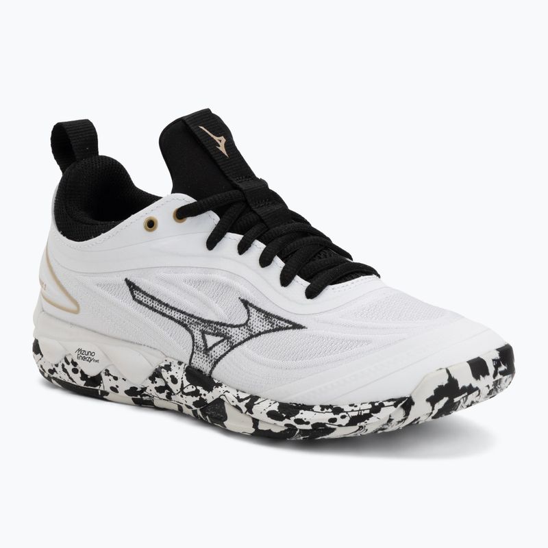 Buty do siatkówki Mizuno Wave Luminous 3 white/black/ge gold