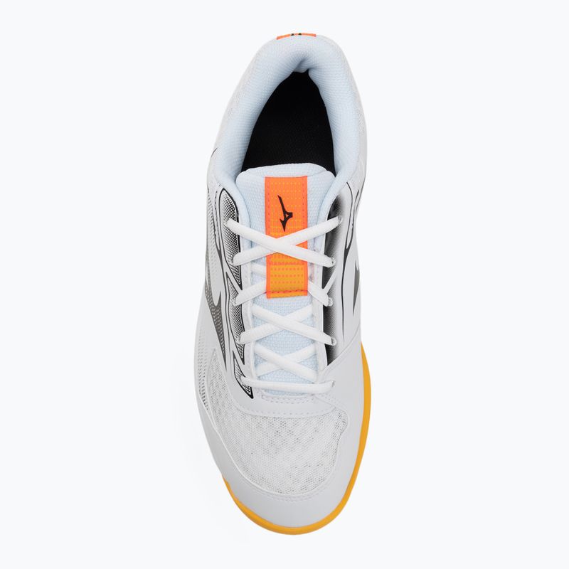 Buty do siatkówki Mizuno Cyclone Speed 5 white/fiery coral 2/citrus 5