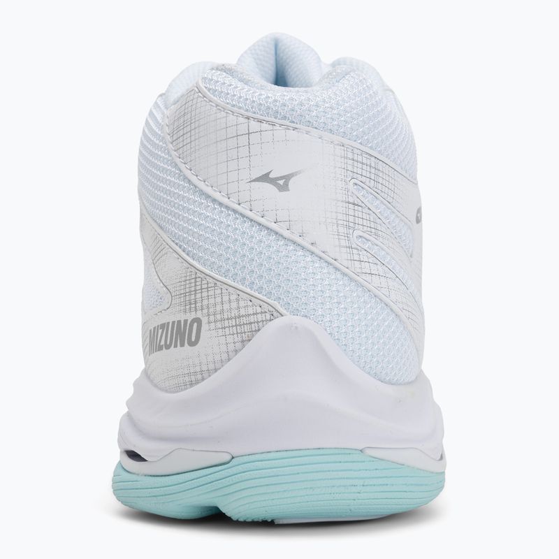 Buty do siatkówki damskie Mizuno Wave Voltage 2 Mid white/blue tint 6