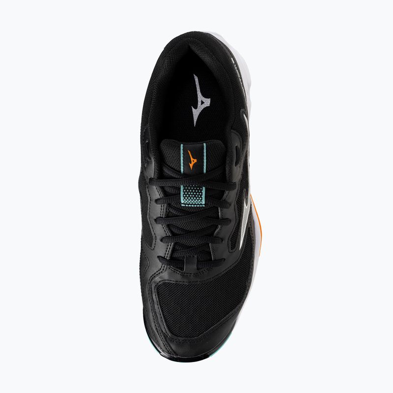 Buty do piłki ręcznej Mizuno Wave Phantom 3 black/tangelo/ice green 12