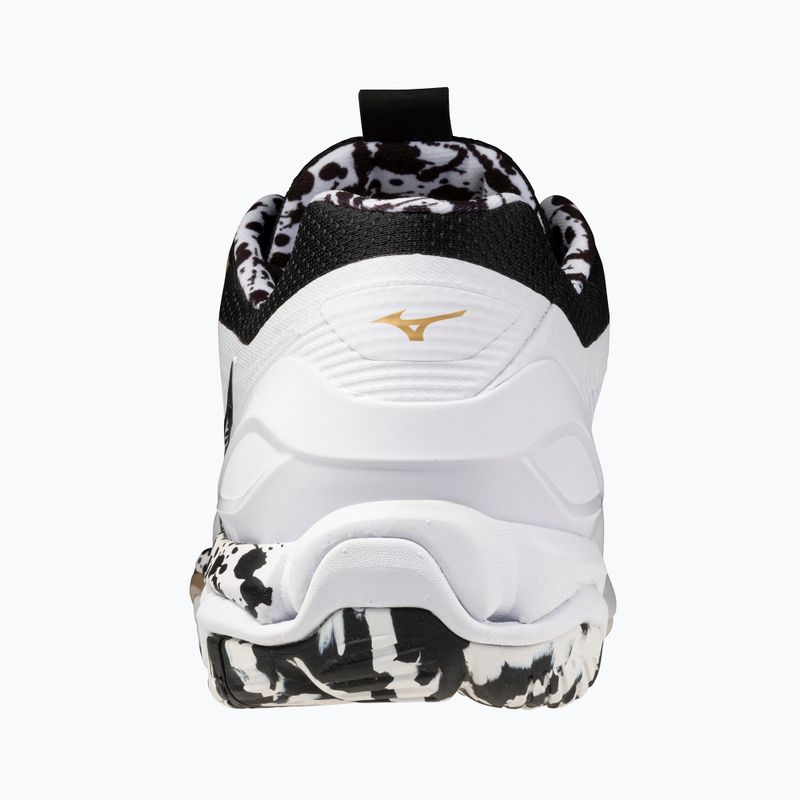 Buty do piłki ręcznej Mizuno Wave Stealth 6 white/black/ge gold 10