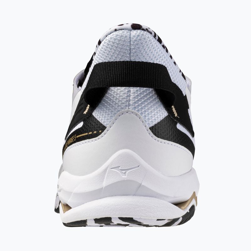 Buty do piłki ręcznej Mizuno Wave Mirage 5 white/black/ge gold 10