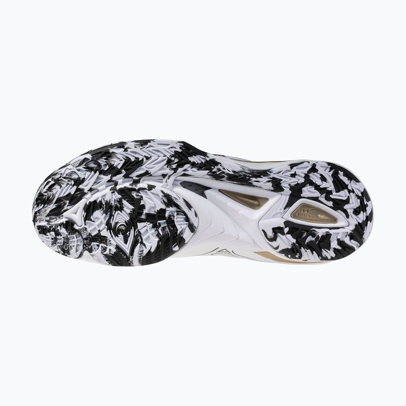 Buty do piłki ręcznej Mizuno Wave Mirage 5 white/black/ge gold 11