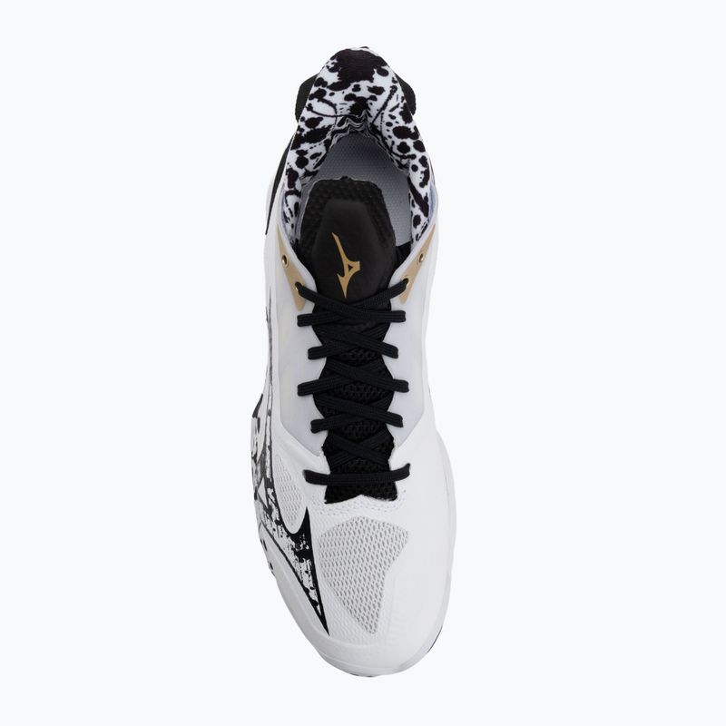 Buty do piłki ręcznej Mizuno Wave Mirage 5 white/black/ge gold 5