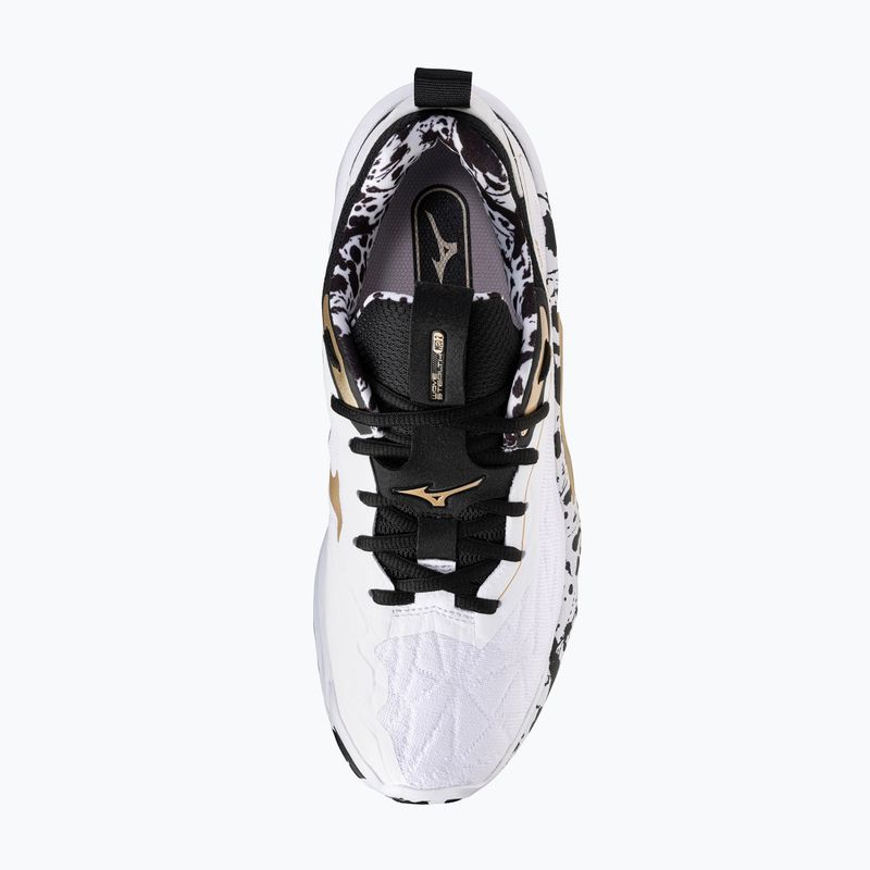 Buty do piłki ręcznej Mizuno Wave Stealth Neo 2 white/black/ge gold 12